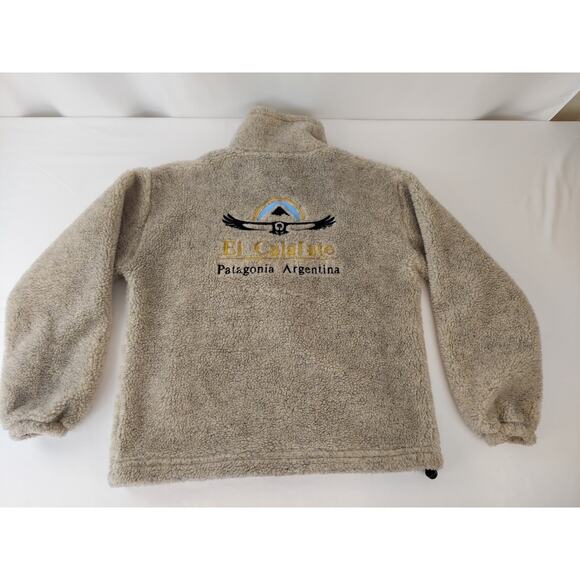 Muluc Patagonia Embroidered Fleece Pile Jacket Men's Small Women's Medium - Picture 8 of 12